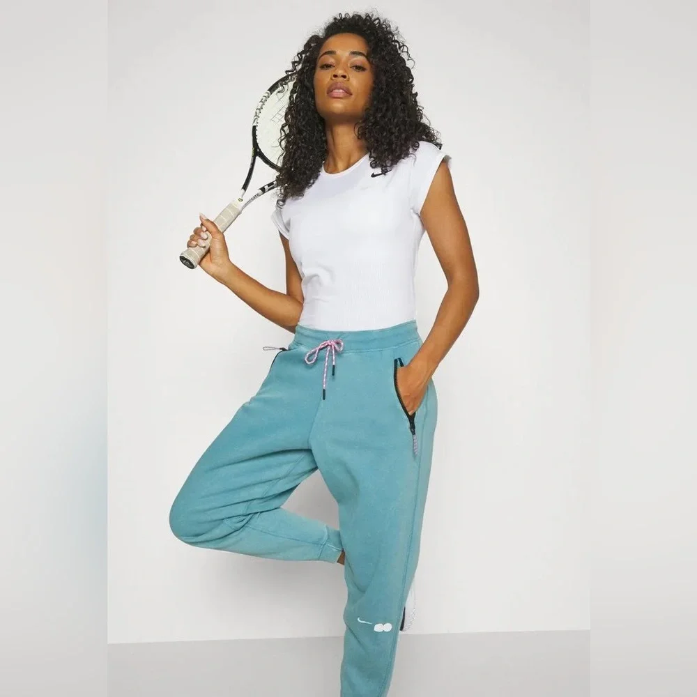 Nike Women's Naomi Osaka Teal Jogger Pants size small